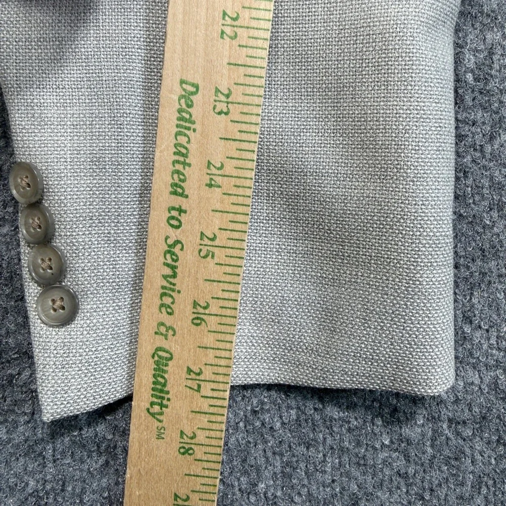 Bonobos Vitale Barberis Canonico Blazer Mens 54R Gray Wool Unstructured Standard